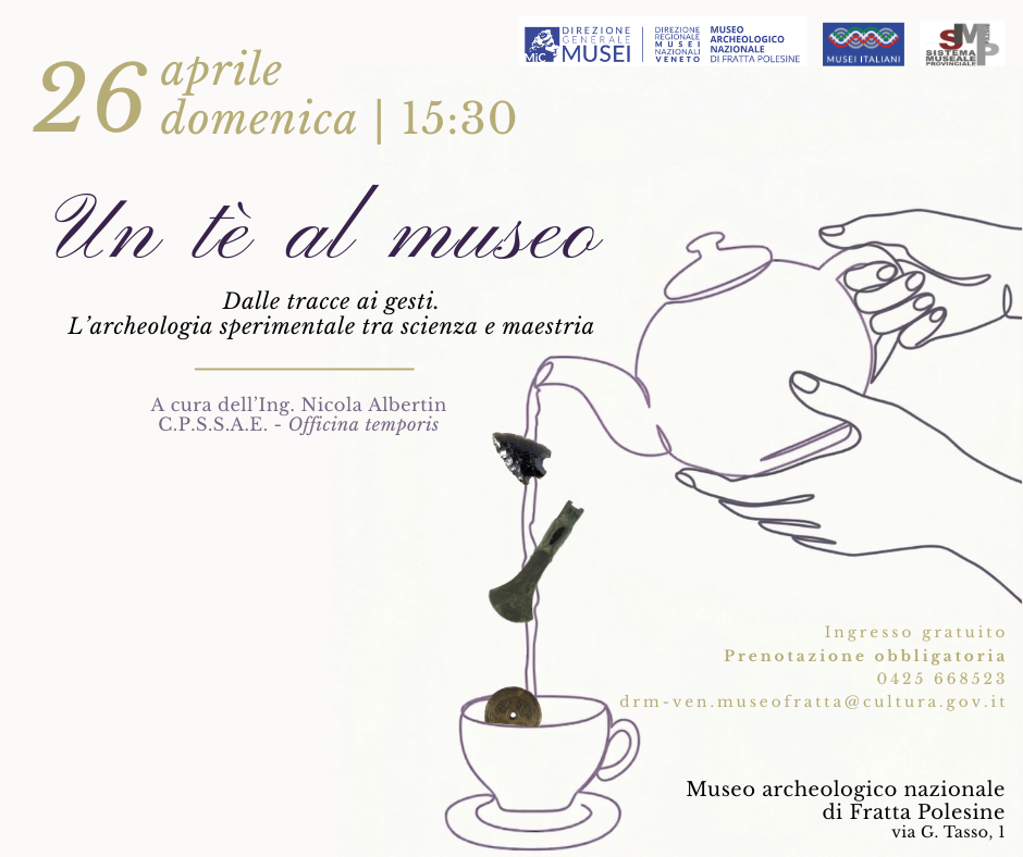 Un tè al museo 26 aprile 2026 - Museo archeologico nazionale di Fratta Polesine